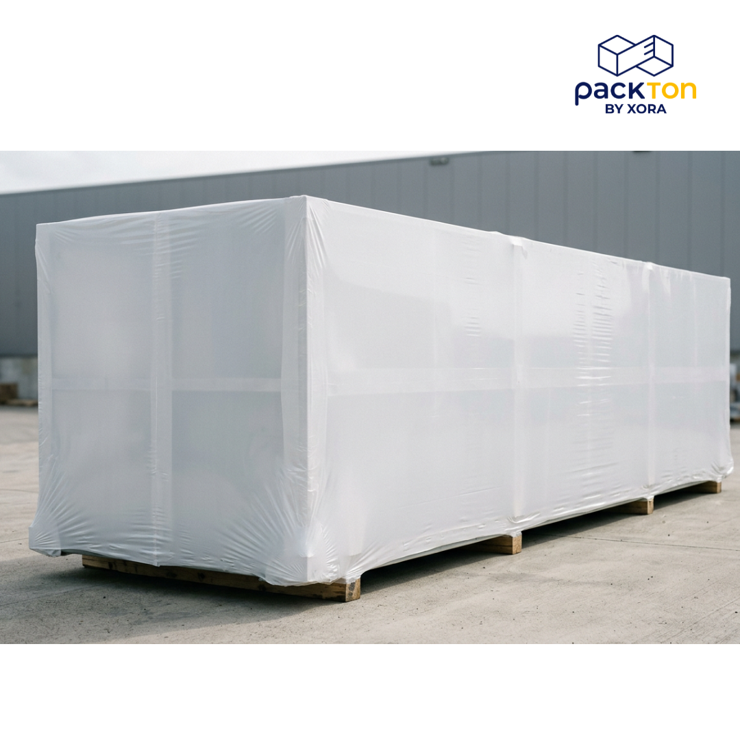 Custom made LDPE shrink cover fabricated to size