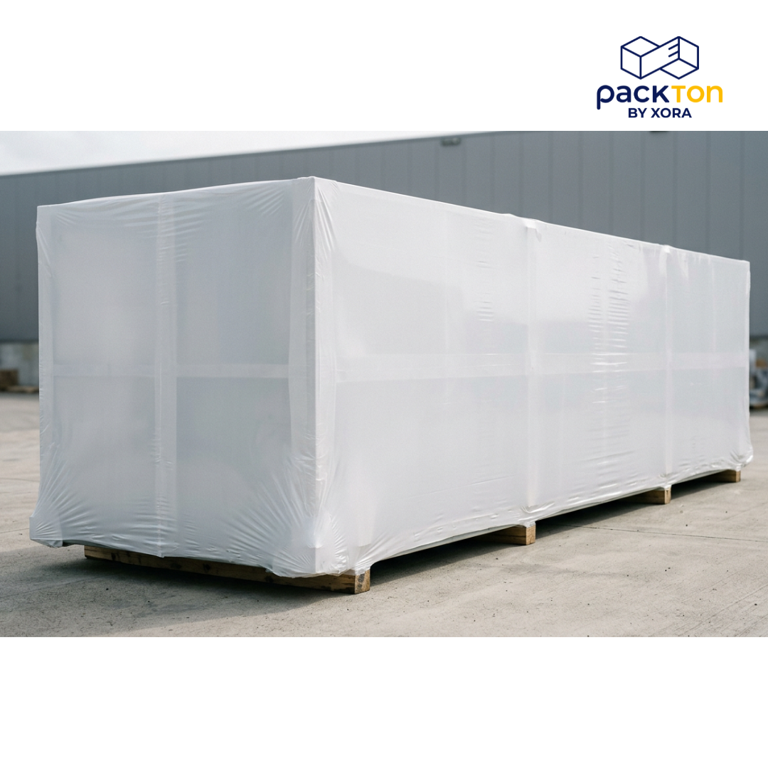 Custom made LDPE shrink cover fabricated to size